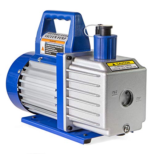 XtremepowerUS 2-Stage Rotary Vane Economy Vacuum Pump 5 CFM 1/2HP Air Conditioner Refrigerant HVAC 1/4" & 1/2" Dual Flare Inlet Port XtremepowerUS 2-Stage Rotary Vane Economy Vacuum Pump 5 CFM 1/2HP Air Conditioner Refrigerant HVAC 1/4" & 1/2" Dual Flare Inlet Port