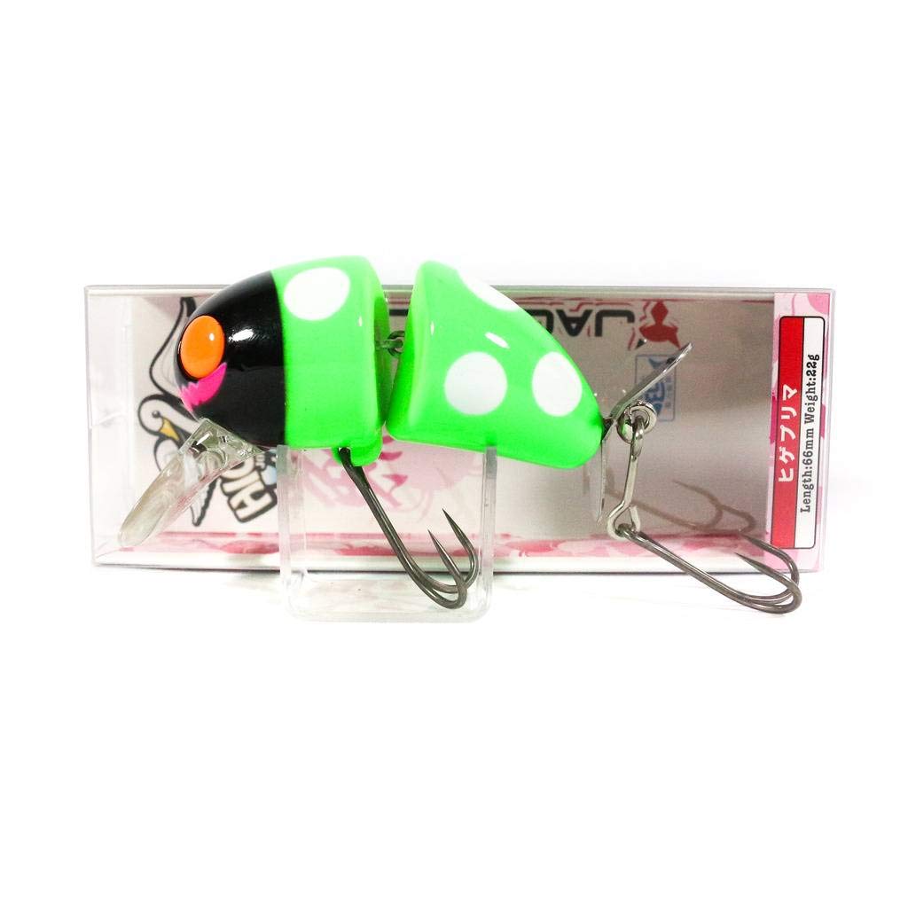 JACKALL Deracoup Crankbait 2.6in 0.8oz BH Green Mushroom Catfish Lure