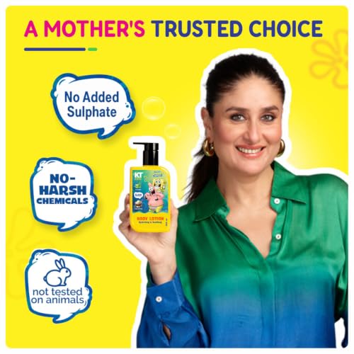 Image of Summer Body Lotion for Kids | Pediatrician Approved & 100% Vegan | Deep Hydration with Shea Butter & Aloe Vera | Non-Greasy Daily Skin Care for Sensitive Skin | 300ml