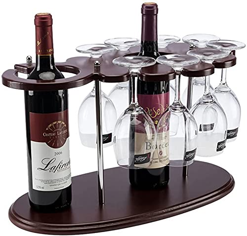 Soporte de vino libre para countertop 2 botellas 43x23x25 cm miniatura 1