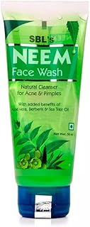 SBL Neem Face Wash for Acne & Pimples – Herba...