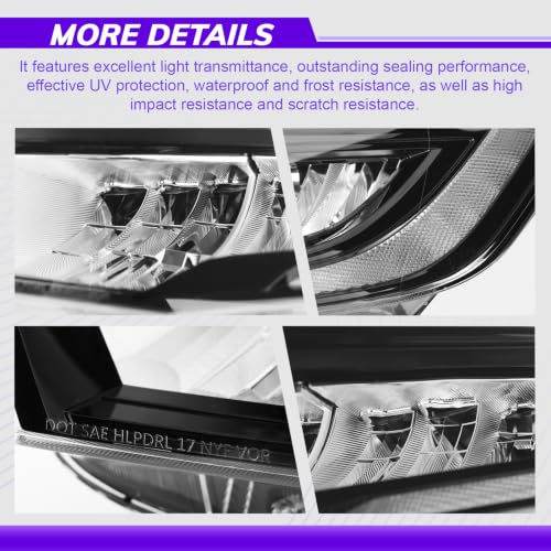 XGWZ LED Headlight Compatible with 2021-2024 Honda Odyssey EX EX-L (Driver Side(Left)) by XGWZ - Used condition - Image 4