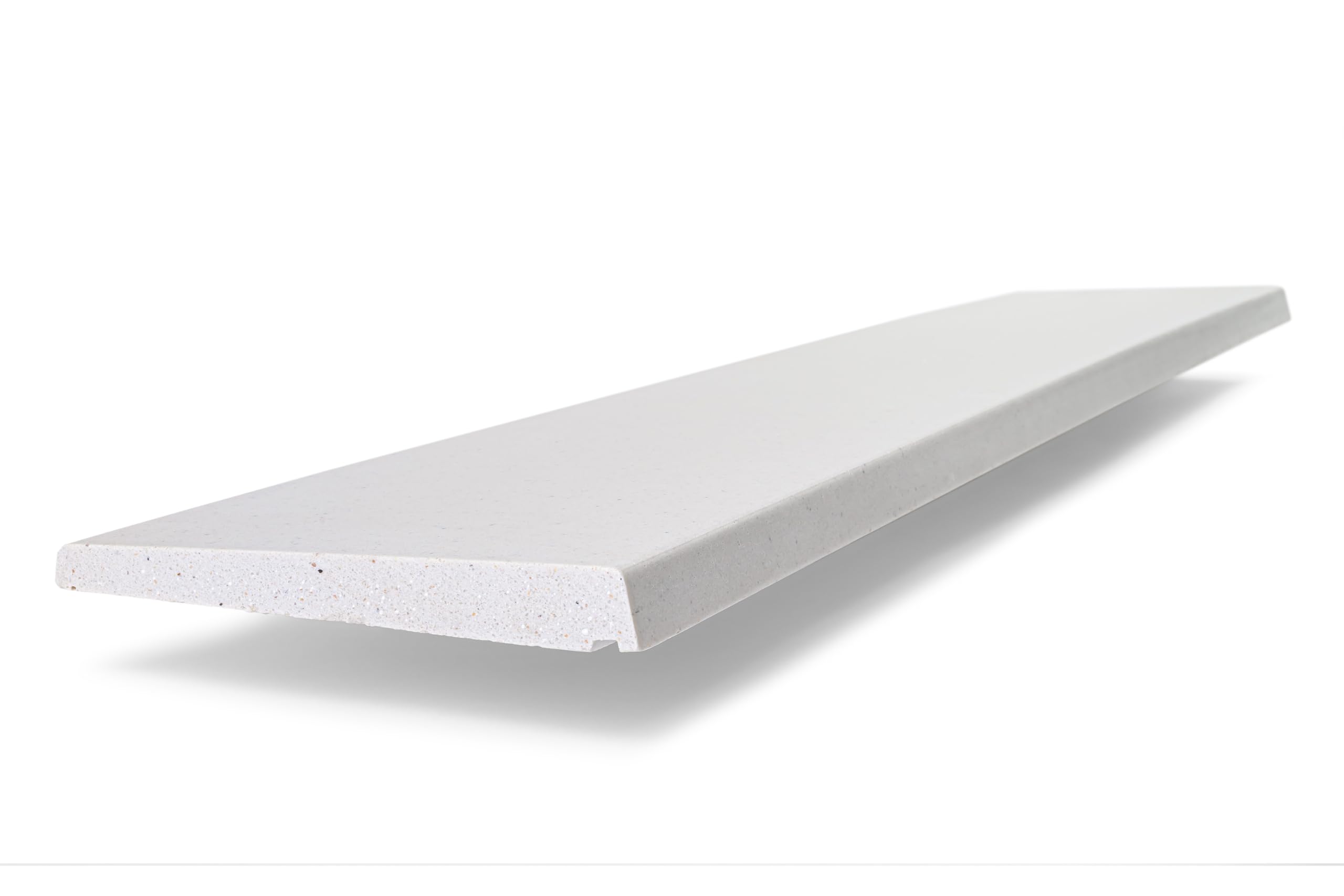 Vierteaguas para ventana de Hormigón Polímero marca Sintextone, Modelo Plano, Blanco Ral 9003, Repisa ventana, Alféizar ventana. (120x30 cm, blanco)