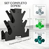 Zoom IMG-2 sportnow set di manubri da Zoom IMG-2 sportnow set di manubri da