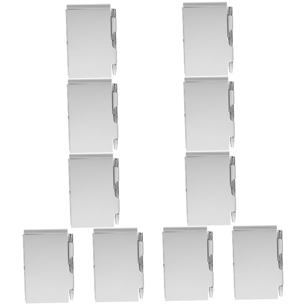 Tofficu 10pièces Carnet De Notes Créatif Avec Stylo Carnet De Poche Métal Pratique Et Élégant Pour Bureau Études