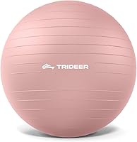 Trideer Yoga Ball Exercise Stability Ball for Pilates, Core Training, Office Chair - Anti-Burst, 330lbs Capacity