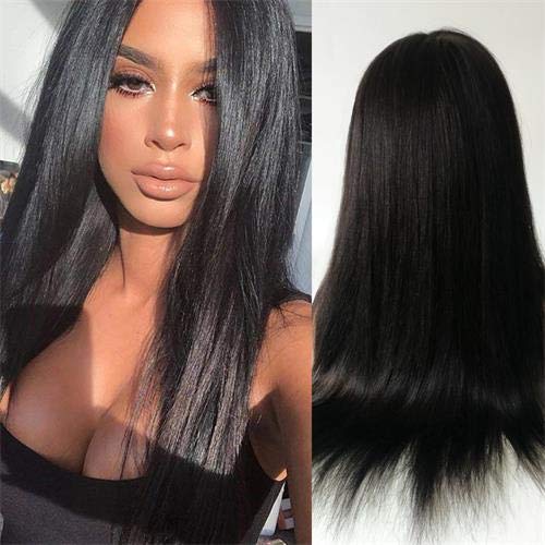 Free Part Brazilian Virgin Hair 360 Lace Frontal Wig 18 inch