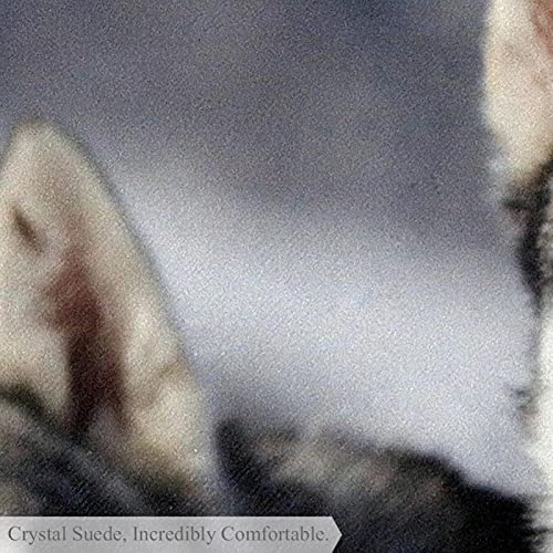 Alfombras Huskies en Invierno suelo suave antideslizante para niños pequeños y mascotas 80cm 7