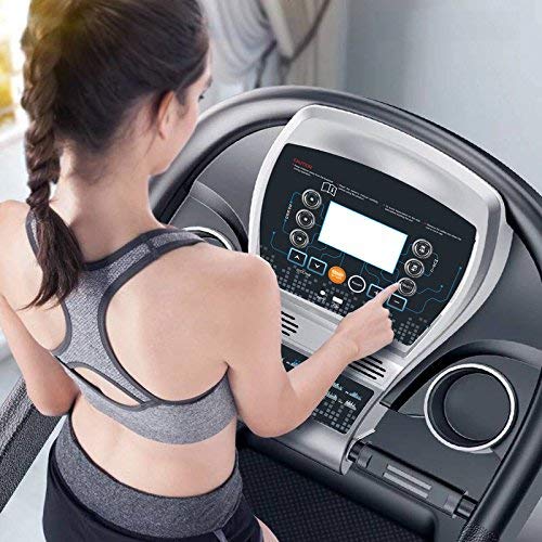 Image of AFTON AD Steel Multifunction Motorized Treadmill with Massager, Auto Lubrication and Inclination (Black, BT12)