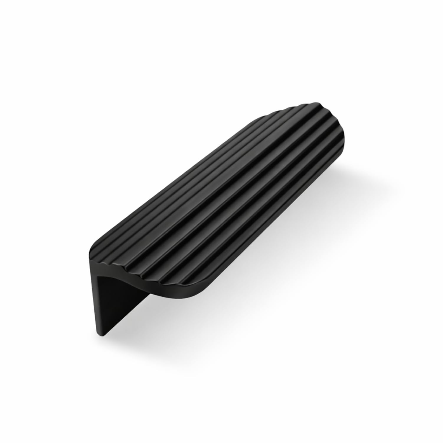 Olifka Çizgili Mat Siyah Çekmece Kulp 64 mm (6,4 cm) Modern Lüks Mobilya Dolap Çekmece Kulbu Metal