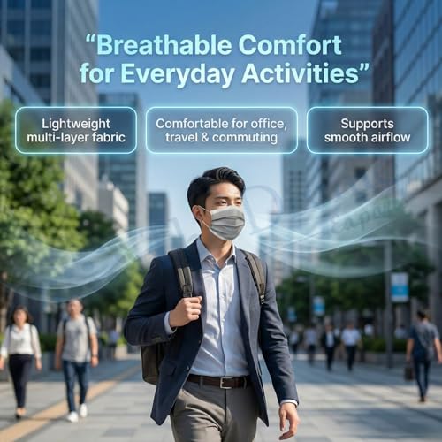Image of Surgical Mask for Men & Women | Certified by ISO & CE to Protect Mouth Droplets, Dust and Pollution Combo