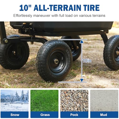Heavy Duty Electric Wheelbarrow Cart