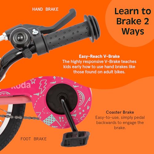 Image of Retrospec Koda Plus Kids Bike for Boys & Girls Ages 4-6 Years - 16 inch Children's Bicycle, Adjustable Seat & Handlebars