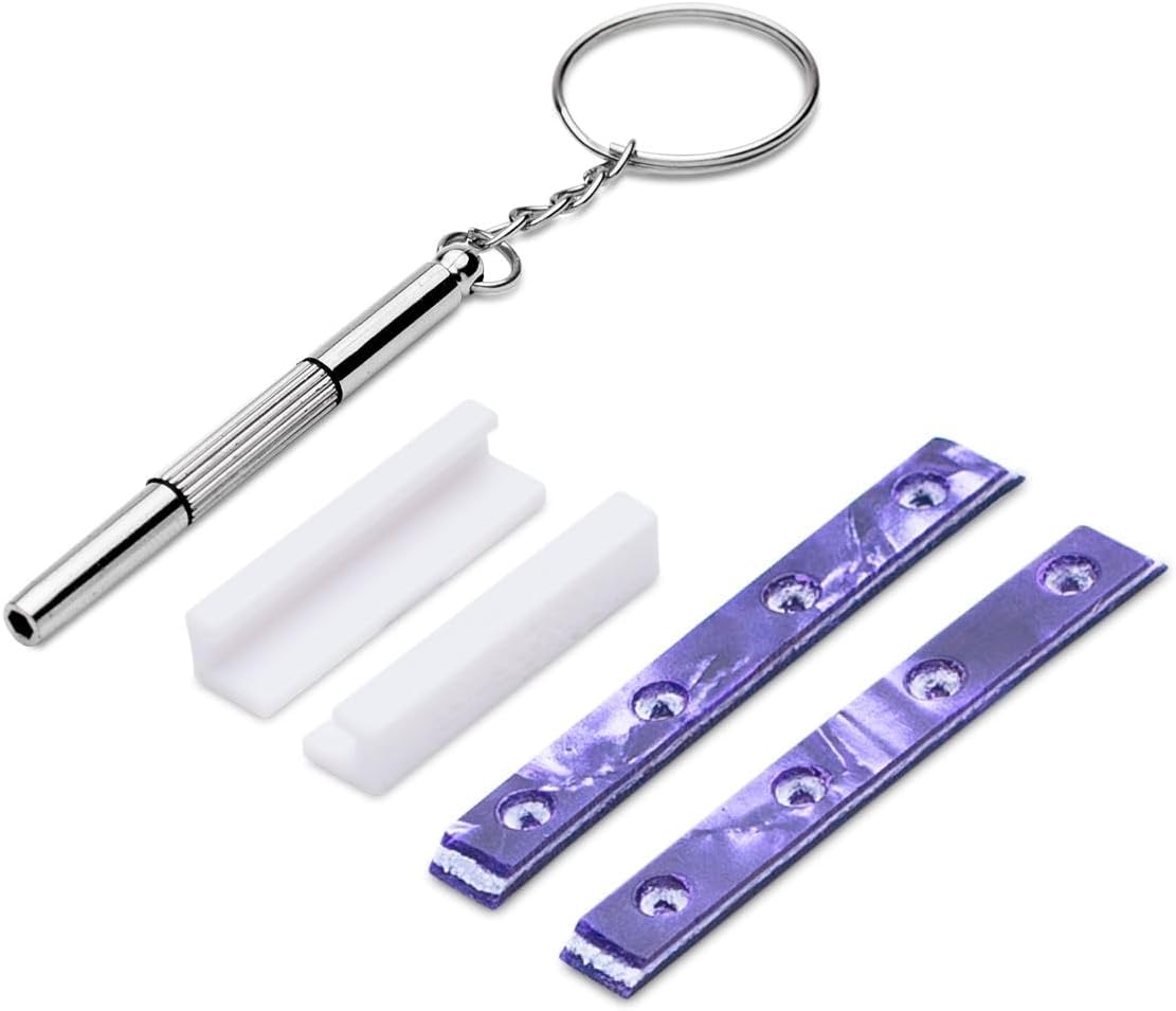 The Vault Pro Scooters ApexFBS Fingerboard Slick Rails Set CNC Celluloid Board Rails with Screws Tool & Installation Kit USA Made