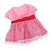 F Fityle Vêtements de Poupée Robe Rayée Décor pour Poupée de 25 Cm