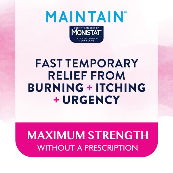 Image of Monistat, Maintain Kit, 2-in-1 2 Test Strips and 12 Pain Relief Tablets (2pack)