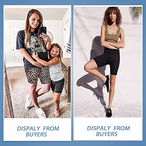 Sundwudu 4 Pack Biker Shorts For Women - 8” High Waist Summer Yoga,Running,Workout Shorts #TOP3