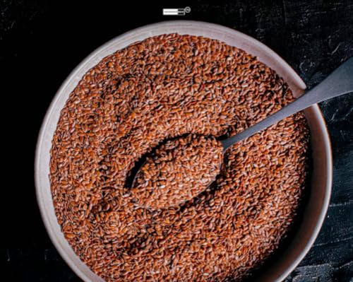 Image of WonderBox Organic Alsi Flaxseeds For Eating 500gm | Omega-3 | Hair Growth | Rich in Fiber For Weight Management | Alsi Seeds | Diet Snack | Flax seeds 500gm (Jar Pack of 2 x 250gm)