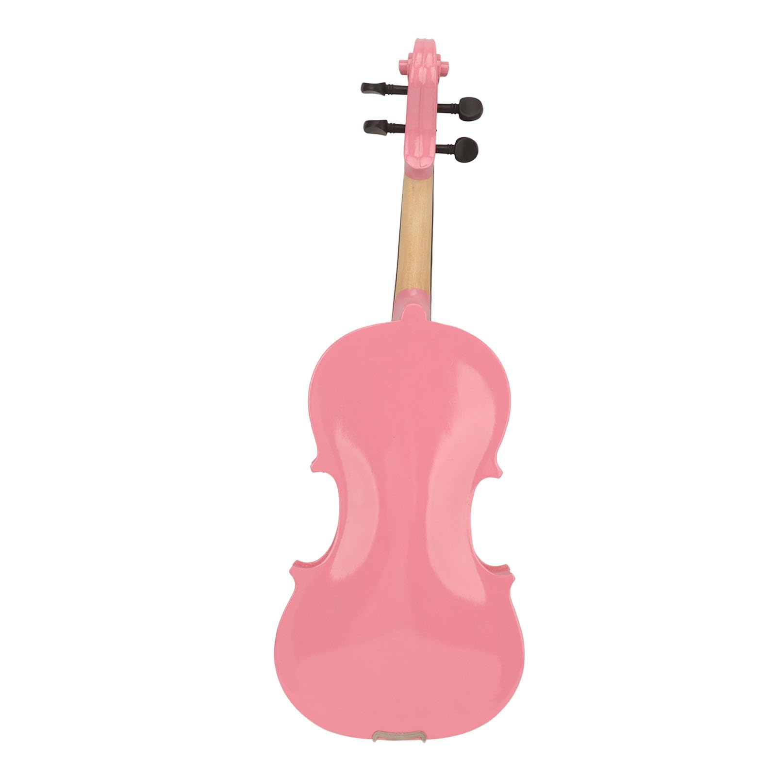 Asixxsix Violino Acustico 4/4, Violino in Legno Massello di Tiglio, Kit per Principianti Adulti, con Custodia Rigida, Archetto, Colofonia, Poggiaspalla, Accordatore, Corde di Ricambio, (PINK)