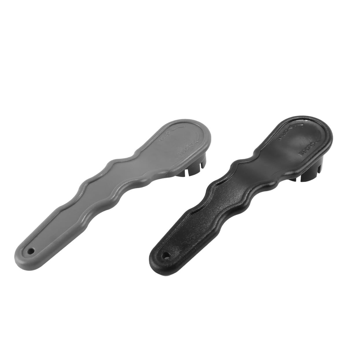 Ubric Inflatable Pontoon Boat Valve Wrench Repair Tool 6 and 8 Groove Kit for Kayaks, Rafts, Canoes, and More (Black/Grey)