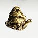 BRABUD Brass Three Generation Turtles Collectible Figurines Handmade Statue Attract Wealth Home Office Desk Decor