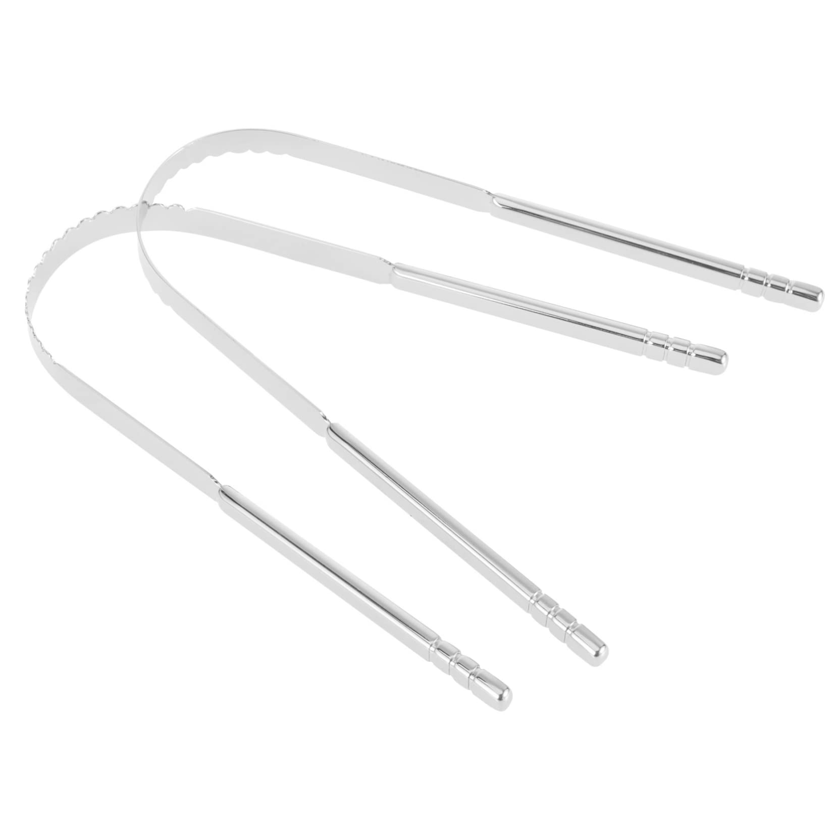 Healvian 10 Pezzi raschietto per lingua portatile tongue scraper pulisci lingua per bambini strumenti professionali forniture per l'igiene orale raschietti lingua a forma di U maggiore