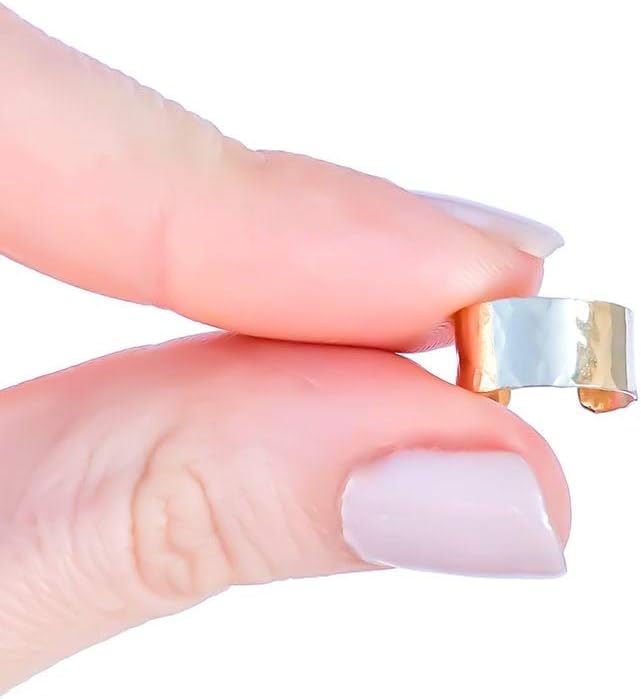 Ear Cuffs for Women Non Piercing Sterling Silver, 925 Sterling Silver, 5mm width, 12mm Diameter, Adjustable, No Piercing, Conch Ear Cuff, Ear Cuff No Piercing