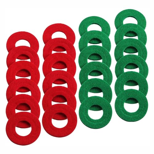 24 rondelle di protezione contro la corrosione della batteria, per auto, barche, camper, colore: rosso/verde