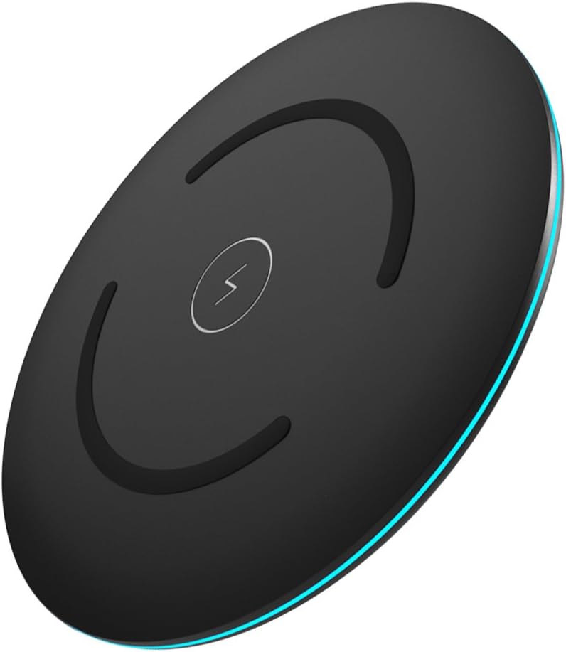 Fast Wireless Charger, MelkTemn 10W Wireless Charging Pad for iPhone X/iPhone 8/8 Plus, Samsung Galaxy Note 8/Note 5/S8/S8+/S7 Edge/S6 Edge+ and Other Qi Enabled Device (Black)