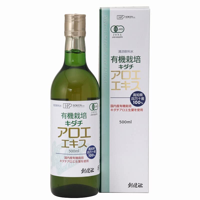 Amazon.co.jp: 創健社 国内産・有機栽培 キダチアロエエキス 500ml 