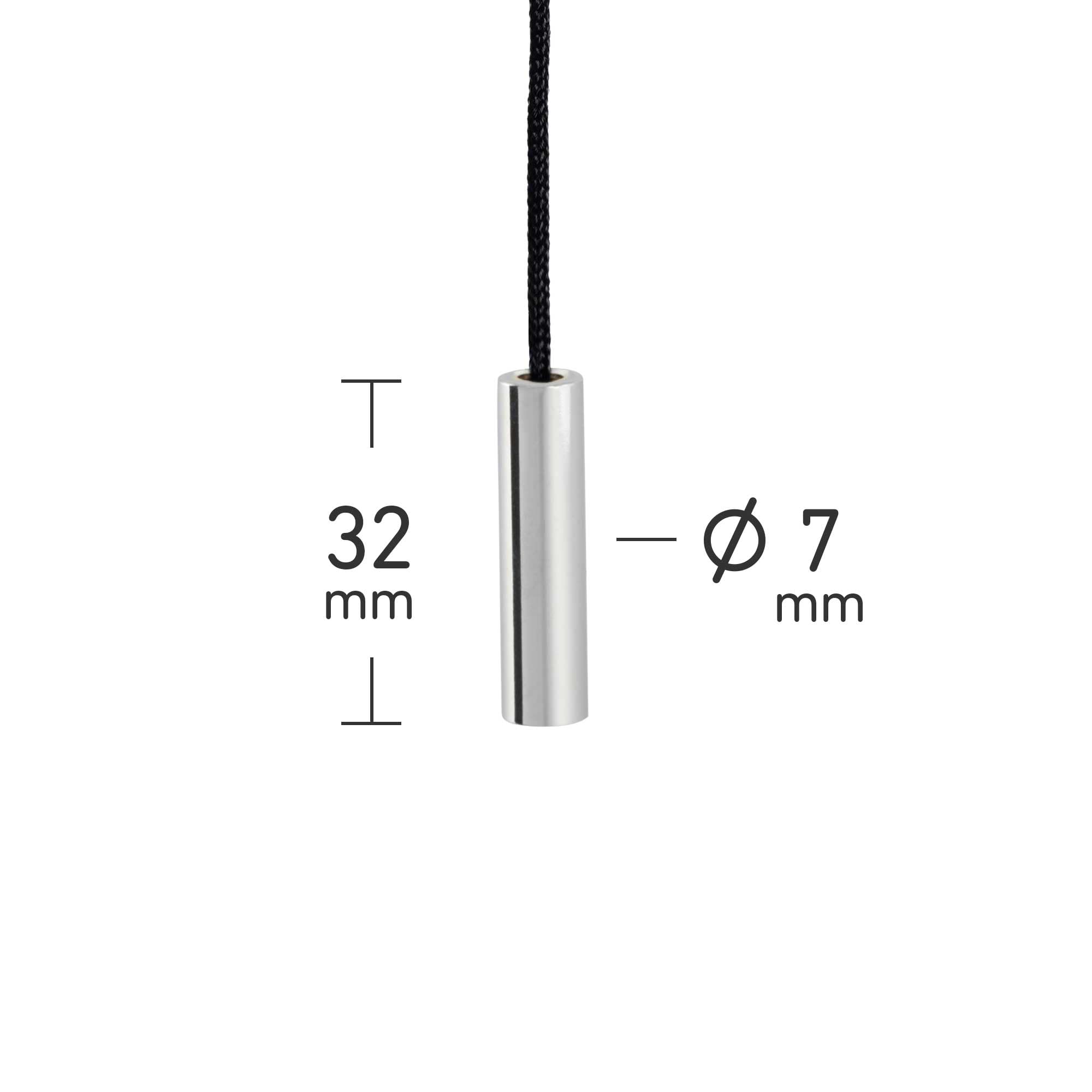 ElekTek Matt Black Bathroom Ceiling Light Pull Cord Switch with Chrome Mini Cylinder Fob Handle, 6A 250V, 1 Way + 2 Way - Image 4