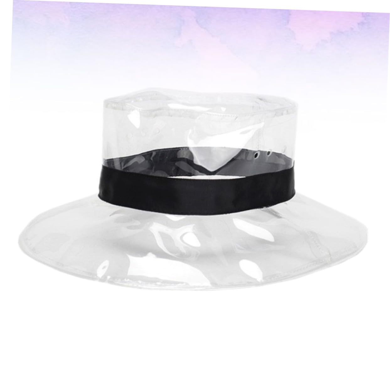 Cappello da Trasparente in PVC Unisex Protezione per Sole e Pioggia per Escursionismo e Attività Outdoor