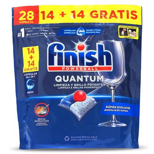 Lavavajillas máquina quantum Finish bolsa 28 unidades