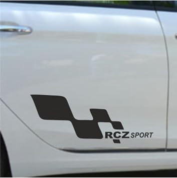 TSC Peugeot RCZ Yan Kap  Sport Oto Sticker Sa  Sol 2 Adet  ok Renkli, Z1604