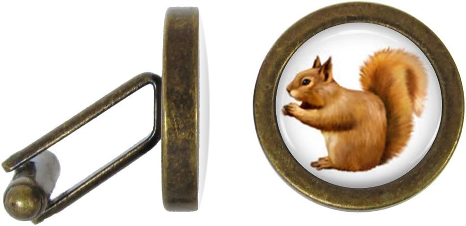 Squirrel Cufflinks Squirrels Cuff Links (Angled Edition)