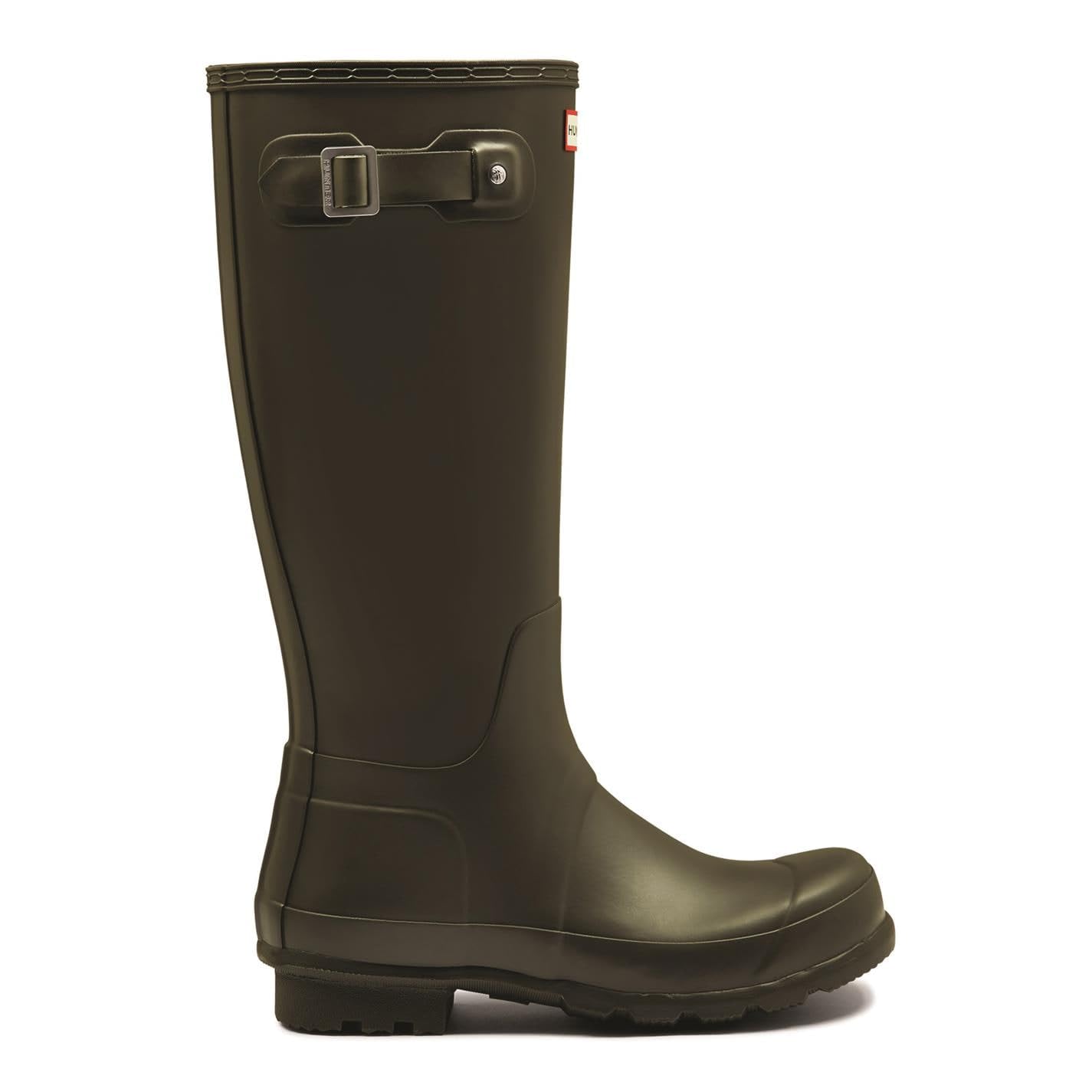 Hunter Mens Tall Wellies Wellington Dark Olive DOV 11 UK