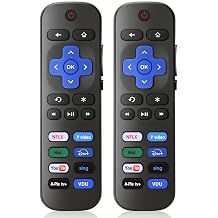 Universal Remote for TCL/Hisense/Onn/Element/Sharp Roku TV, 8 Shortcut Keys