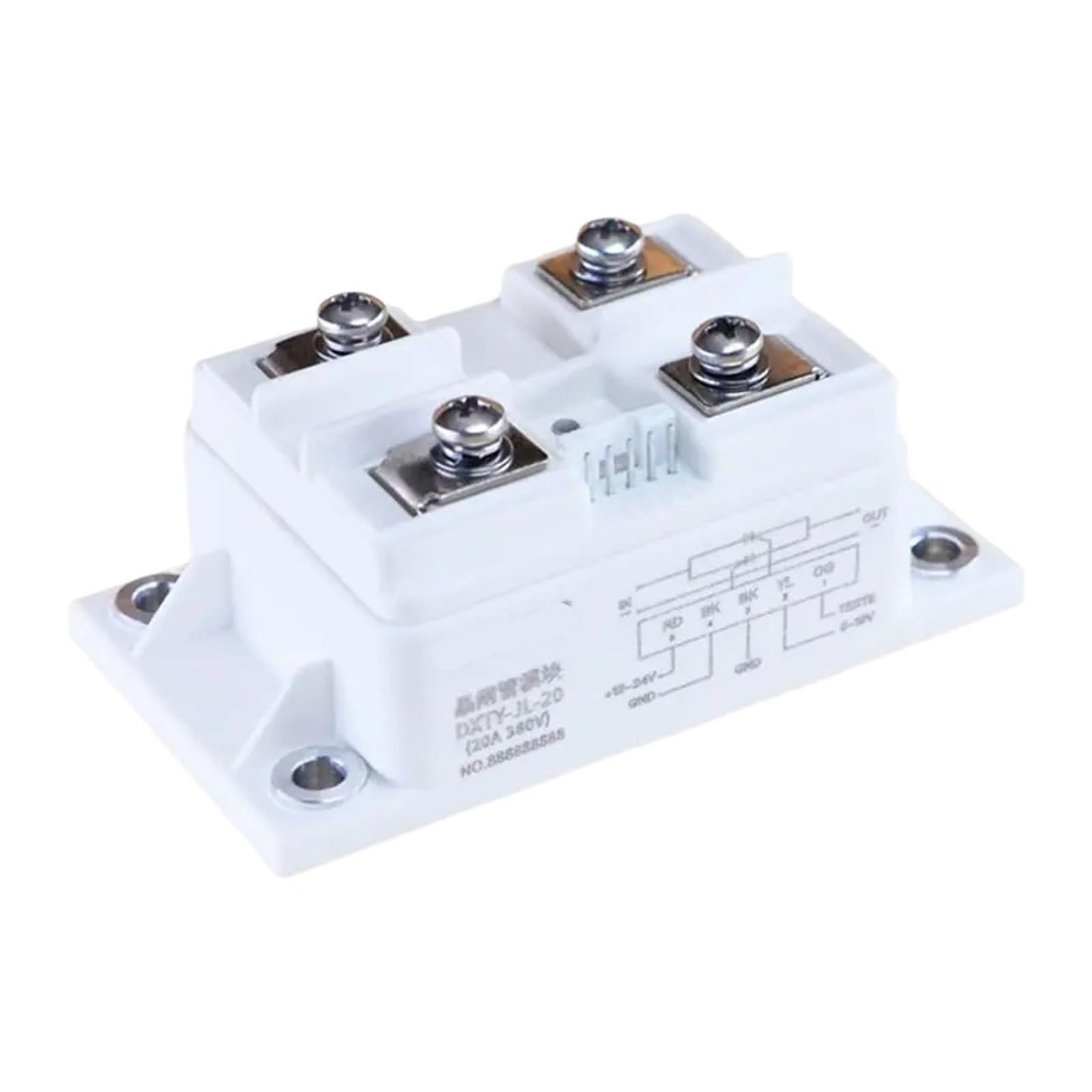 Módulo tiristor electrónico DXTY-JL-20A para regulación estable de potencia CA