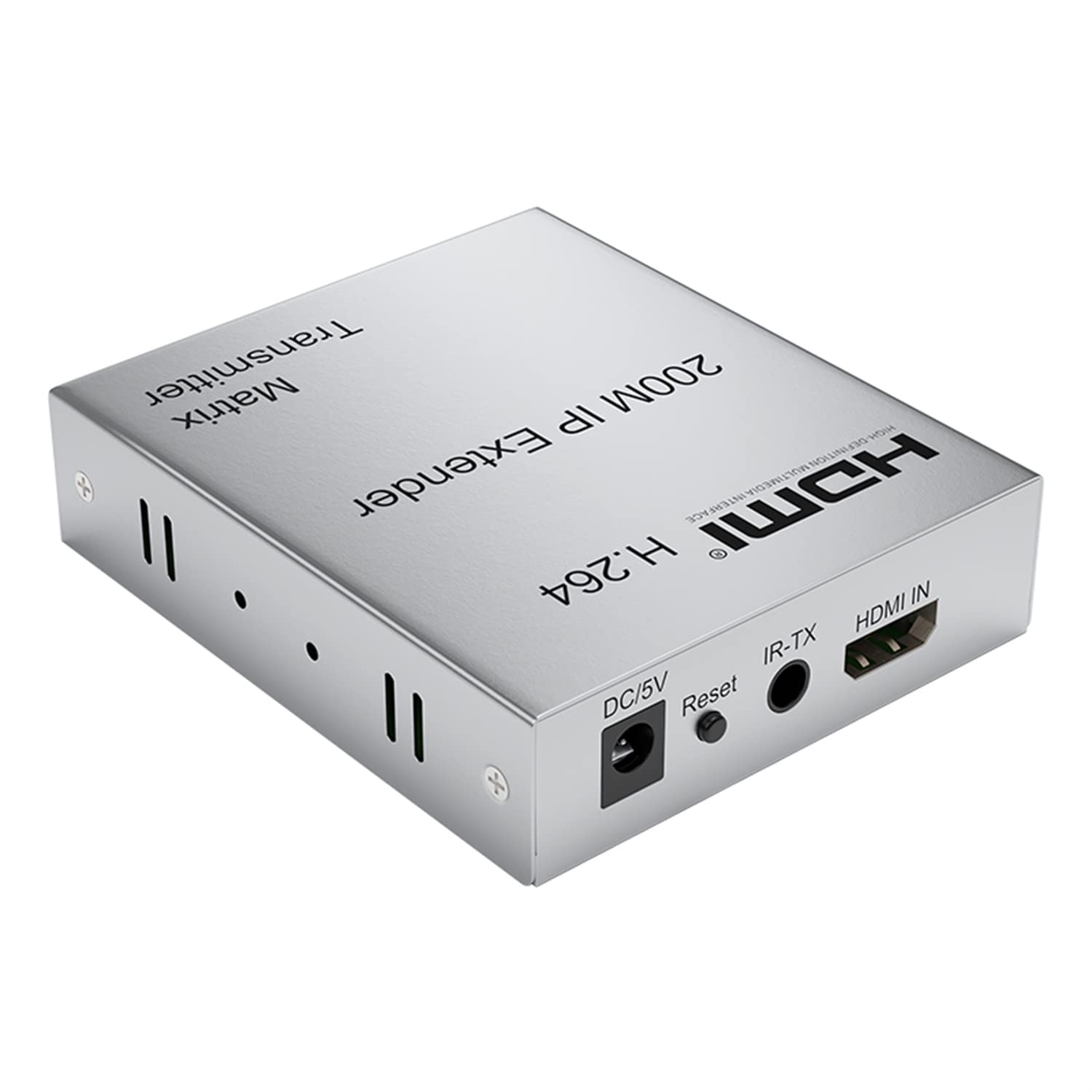 Extensor IP HDMI de 200M sobre UTP/STP CAT5e CAT6 RJ45 Ethernet LAN Cable de red Matriz extensora HDMI para PS3 PS4 PS5 PC a varios TV Protocolo TCP IP (RX)