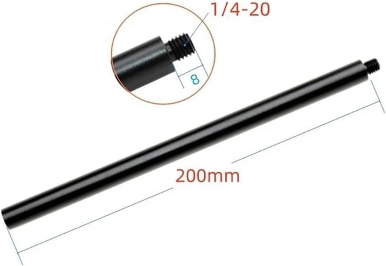 Straight Tube Lamp Stems 5pcs Extension Rod 1/4" For Light Fixture Assembly Or Repair(200mm)