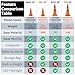 4 Pack 28-Inch Collapsible Traffic Cone with LED Light, Weighted Base Orange Safety Road Hazard Cone, Road & Parking Cone for Construction, Driving Practice & Lot Management - Sturdy Design