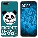 Produktbild PhoneNatic Case kompatibel mit Huawei Honor View 10 Silikon-Hülle Crazy Animals Panda M2