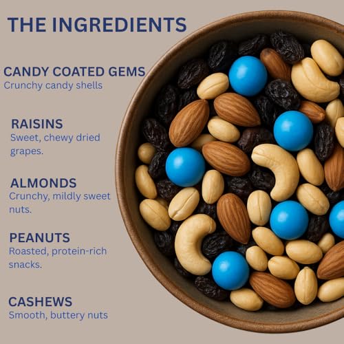 Platinum - Flavored Cashew Nuts | Healthy Snacks, Individual Snack Packs | Vegan, Keto Friendly Lighlty Salted Nuts (Mountain Trail Mix)