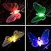 Kohree Butterfly Solar Lights, Colorful String Lights Fiber Optic Butterflies, 12 LED Solar Butterfly Fairy Lights for Outdoor Patio Yard Lawn Decoration