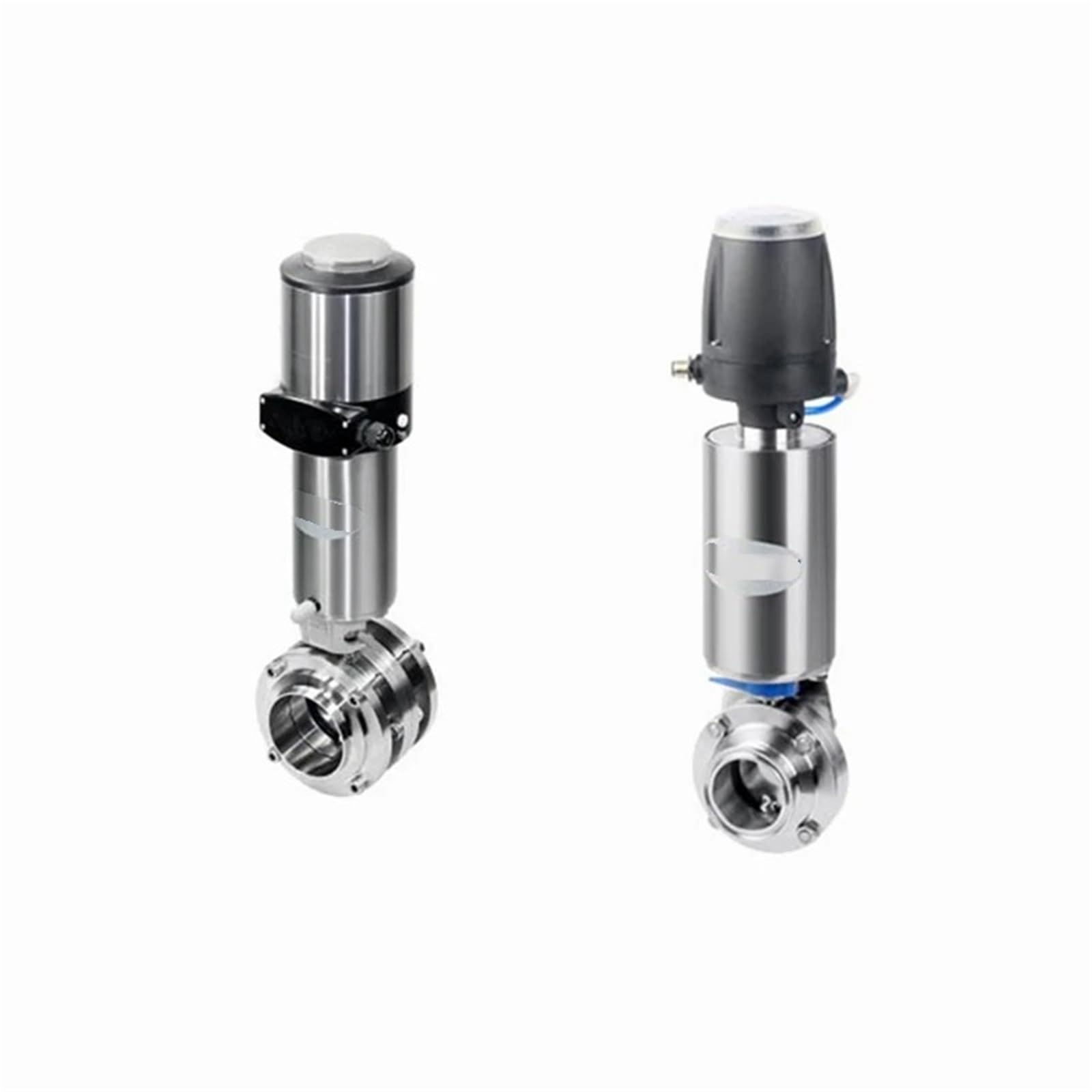 JNVFTCUX Pneumatic welded butterfly valve pneumatic valves 3 piece(SS316L)