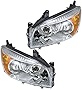 Headlights Headlamps Left & Right Pair Set for 06-08 Toyota Rav4 Rav-4