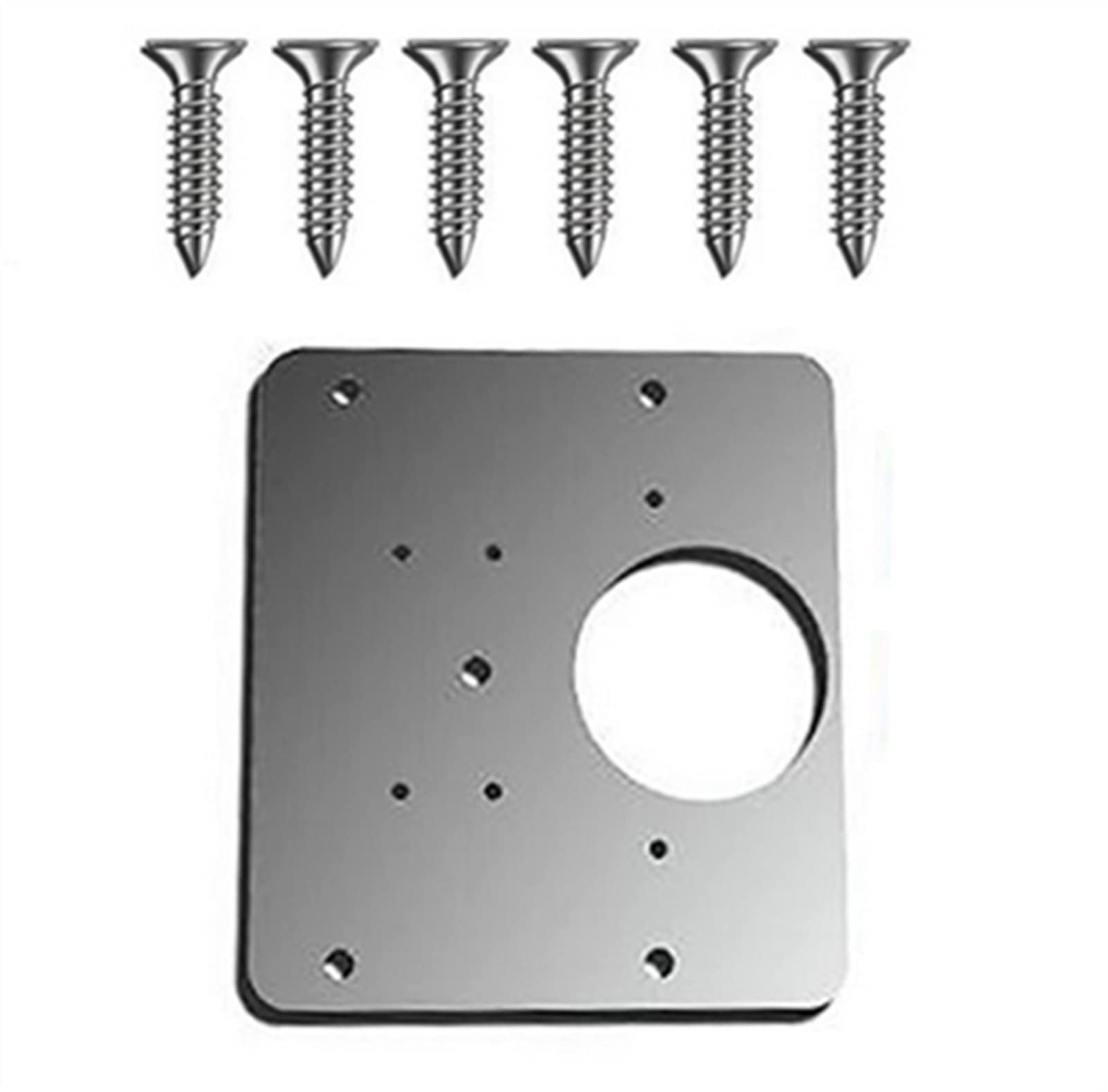 Hinge, Repair Plate for Stainless Steel Cabinet Door Damper Buffer Kitchen Cupboard Furniture Firmly Connector(Set 3)