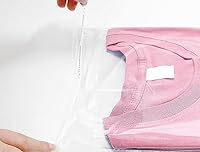 Vista 6 de 100 Pieces (9x12 Inch) Clear Plastic Bags for Packaging, Clothing & T-Shirts Strong Packing Self Adhesive Cellophane Bag