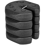 Outsunny Gazebo Weights Set of 4, 12KG for Gazebo Legs with Reinforce Pins