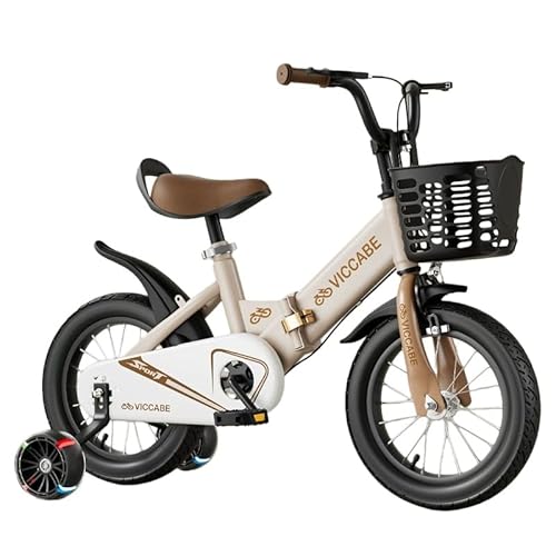 Rinoct 子ども自転車 12 14 16 18インチ 折りたたみ自転車 子供用 幼児用車 儿童自行? ジュニア用 高?素鋼 カゴ付 ダブルブレーキ キックスタンド おしゃれ 可愛い 軽量 滑り止め 耐磨 コンパクト収納 両補助輪付き 男女兼用 2歳?1